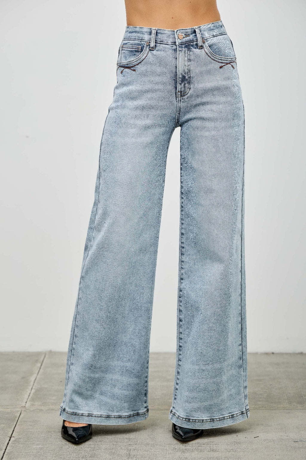 High Rise Wide Leg