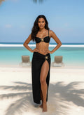 Beige Luxe Maxi 3 Piece Bikini Set Star Fish