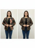 Onque Casual Printed Reversible Jacket