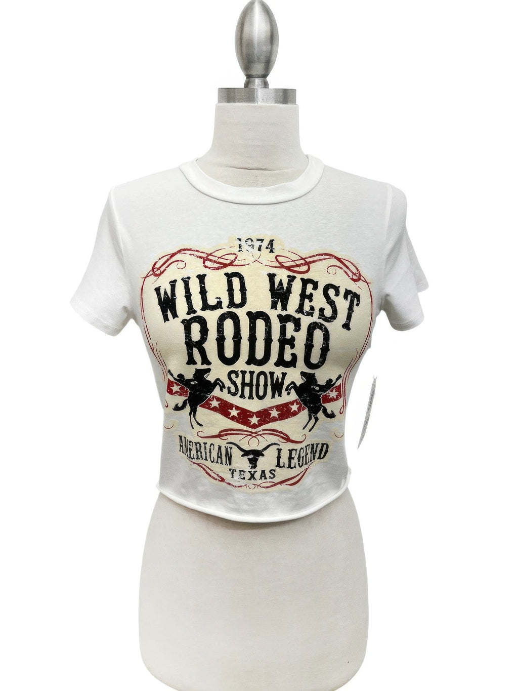 Wild West Rodeo Graphic Crop Tee