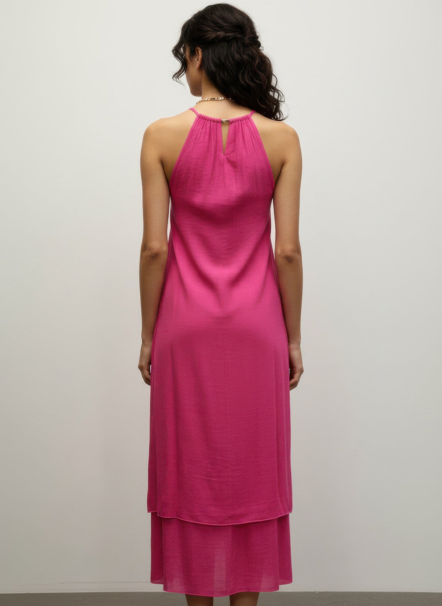Mlle Gabrielle Solid Sleeveless Dress