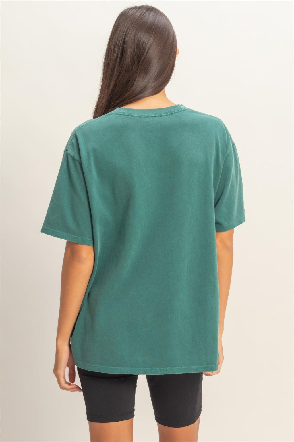 Pigment Dyed Crew Neck T-shirt