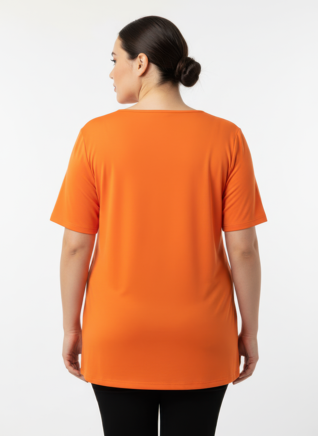 Lace Trim V-neck Short Sleeve Knit Top