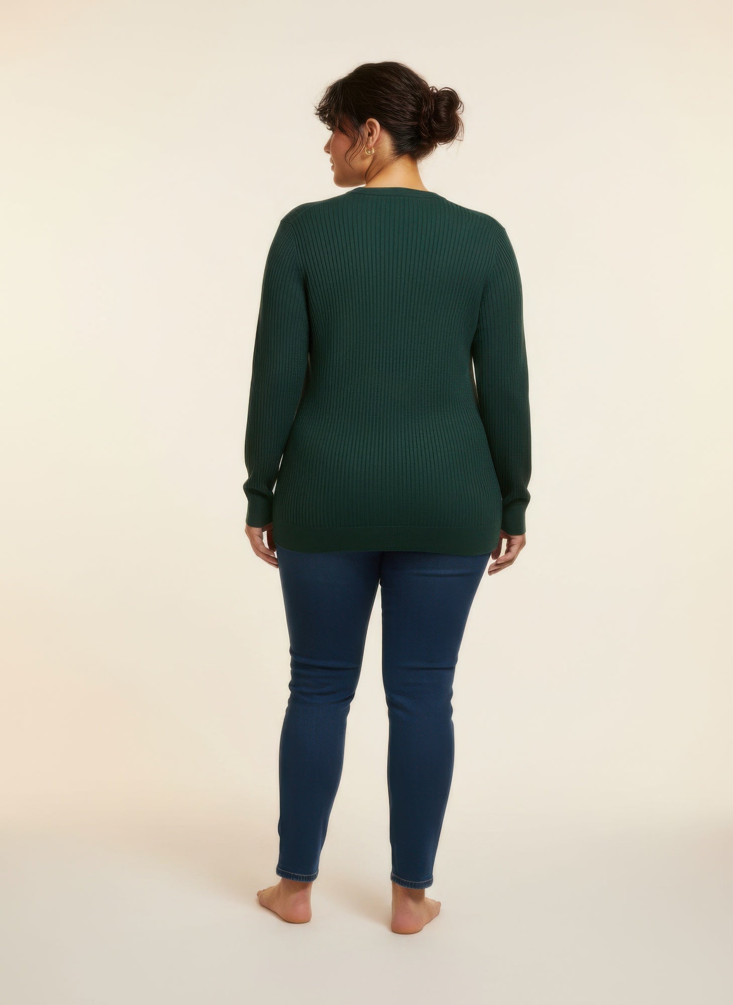 Burgundy Shimmer Detail Knit Tunic Top