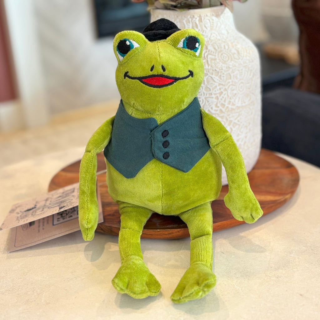 Frog: Disappears!, Book Four & Organic Cotton Frog Plushie