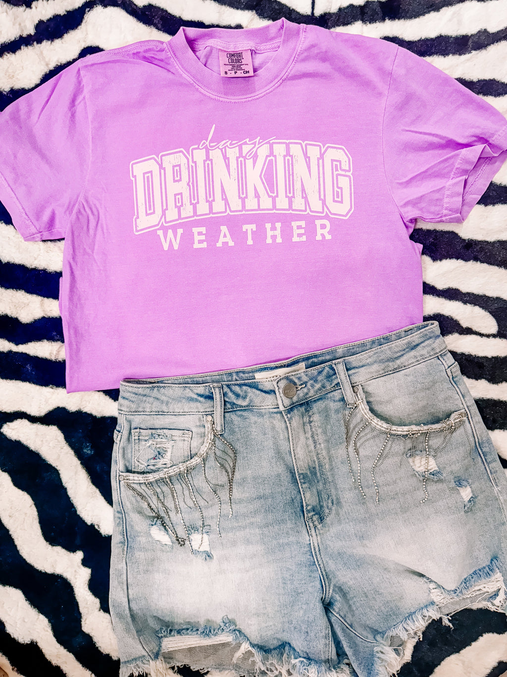 Drinking Weather Comfort Colors Graphic Tee