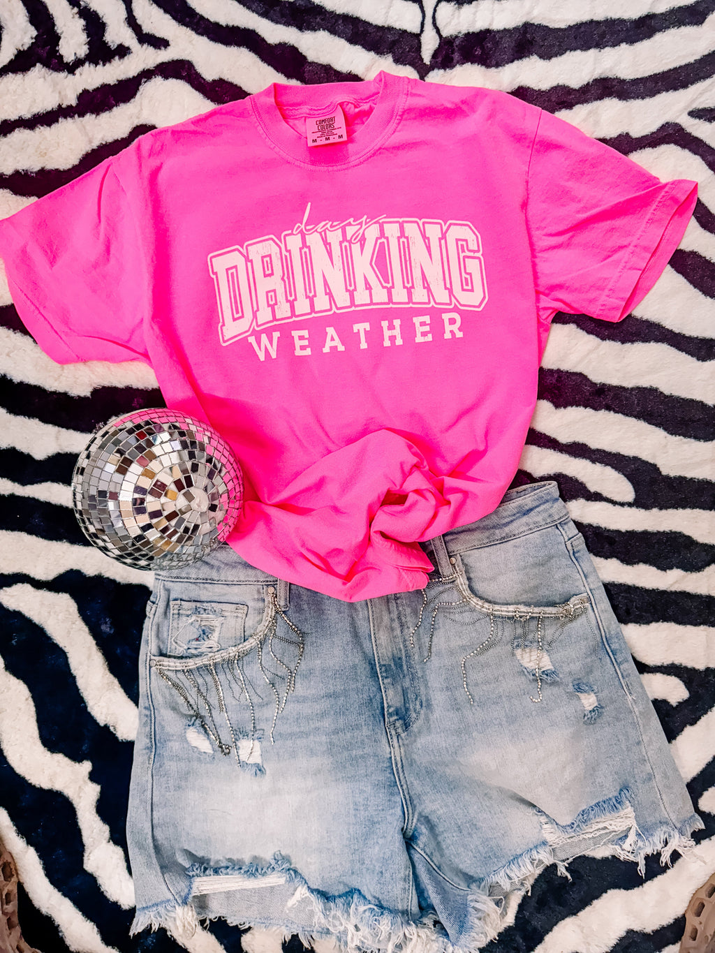 Drinking Weather Comfort Colors Graphic Tee