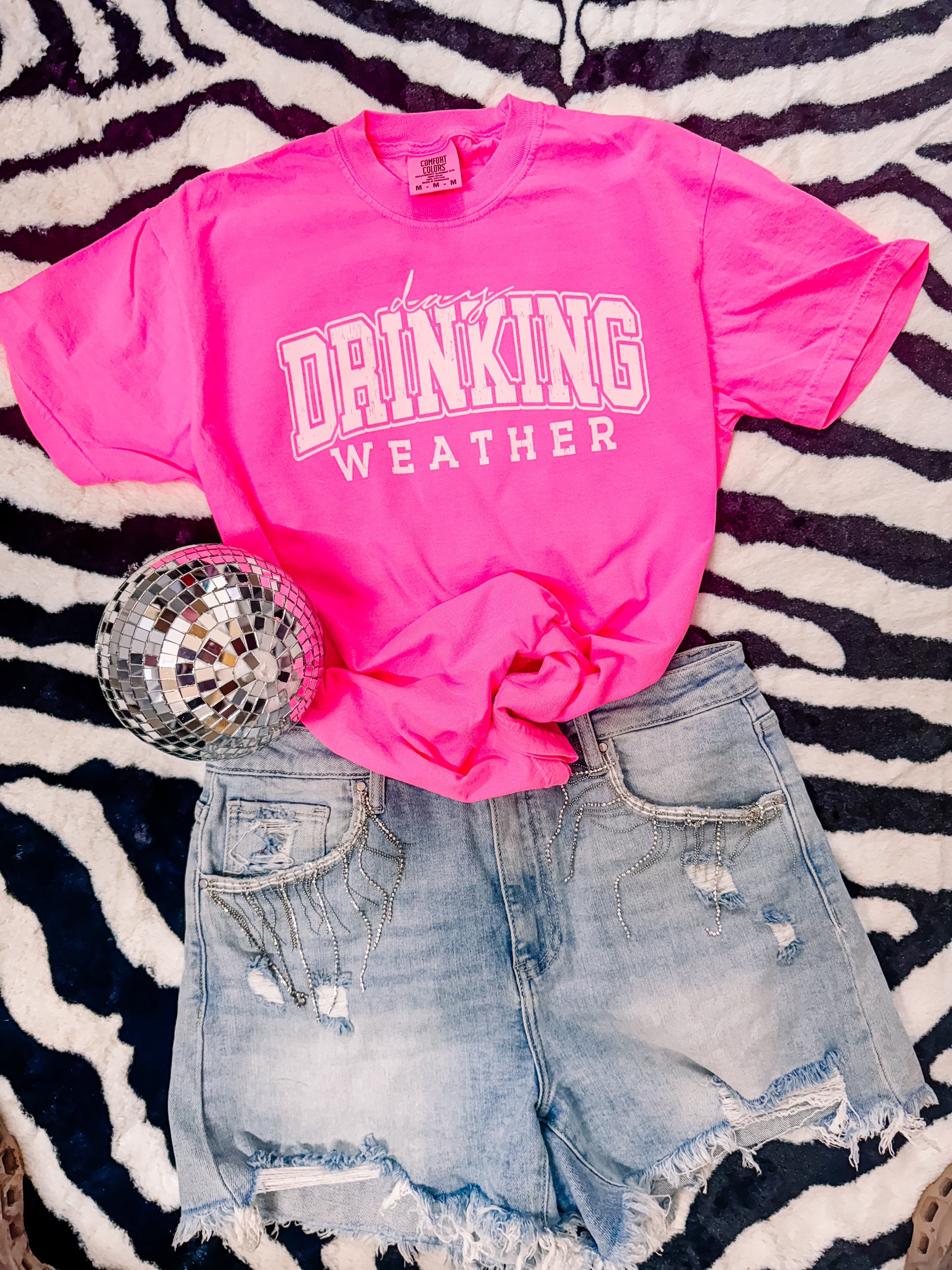 Drinking Weather Comfort Colors Graphic Tee