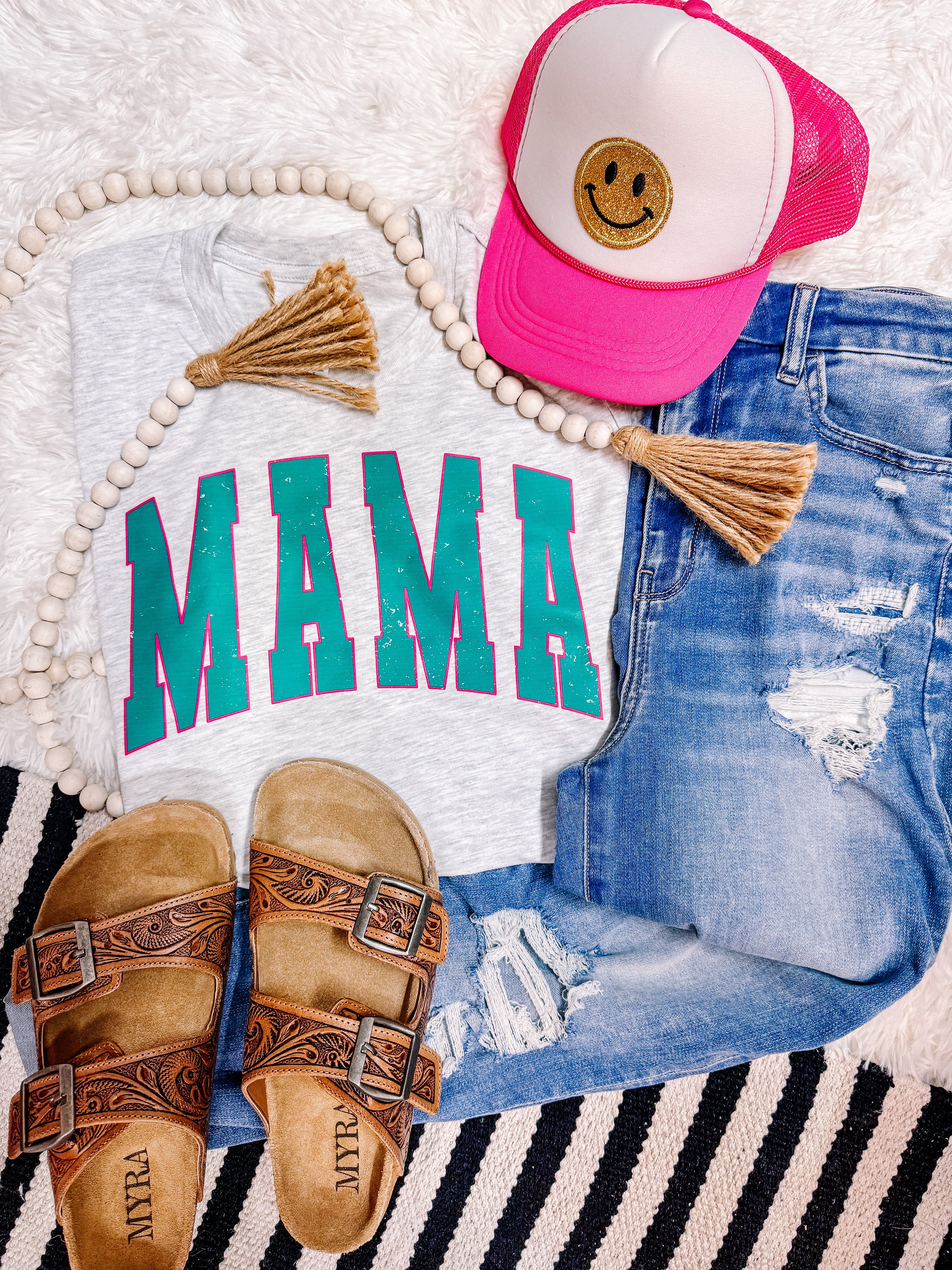 Teal Mama Bella Canvas Graphic Tee