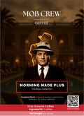 Morning Made Plus Coffee 2lb High Caffeine Breakfast Blend - Energize Your Mornings