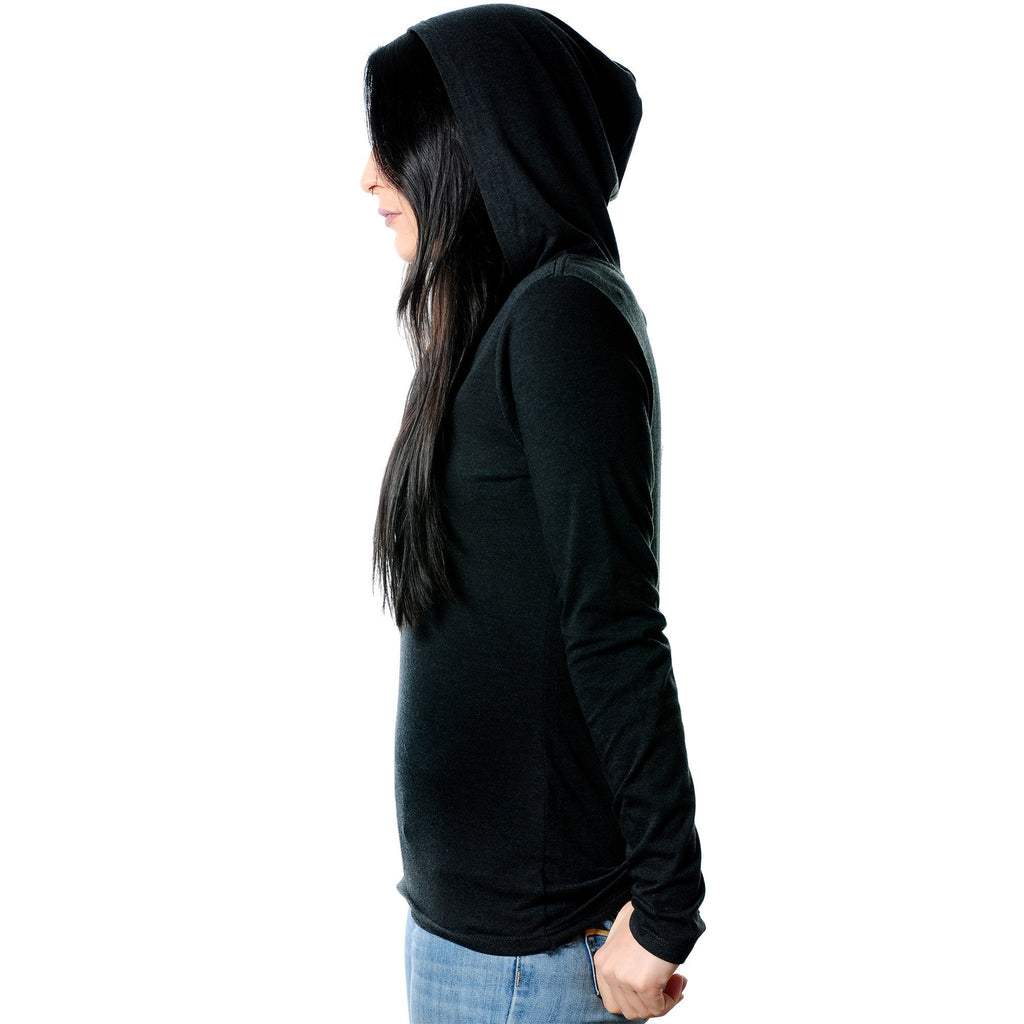 Rook & Conch & Industrial & Tragus & Helix & Daith Tapered Long Sleeve Hoodie