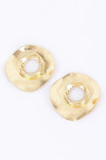 Gold Plated Metal Earring