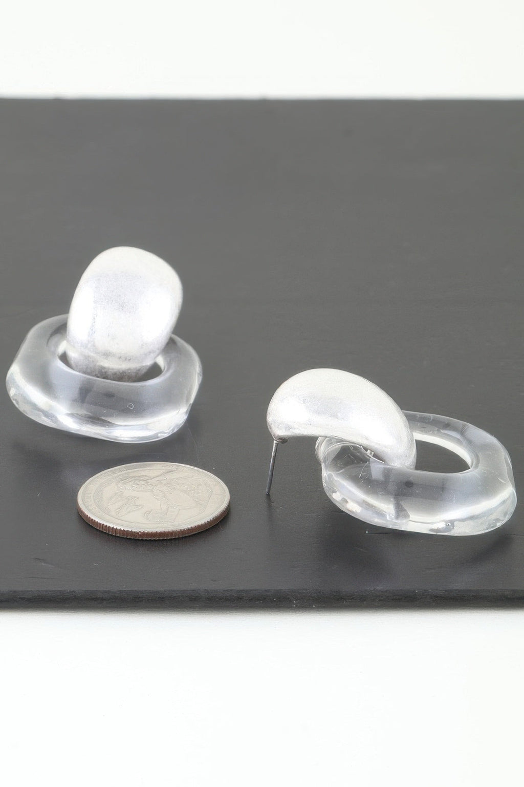 Modern Transparent Drop Earrings