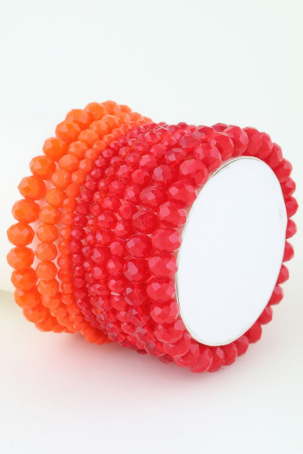 Multi Blaze Crystal Beaded Bracelet