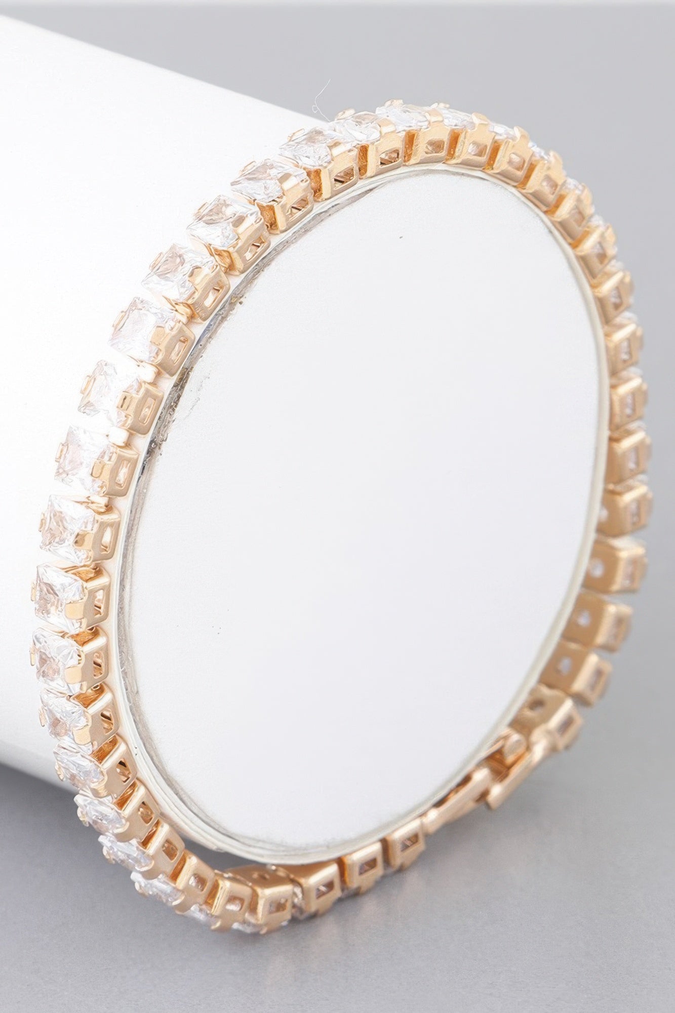 Minimal Cubic Zirconia Bracelet