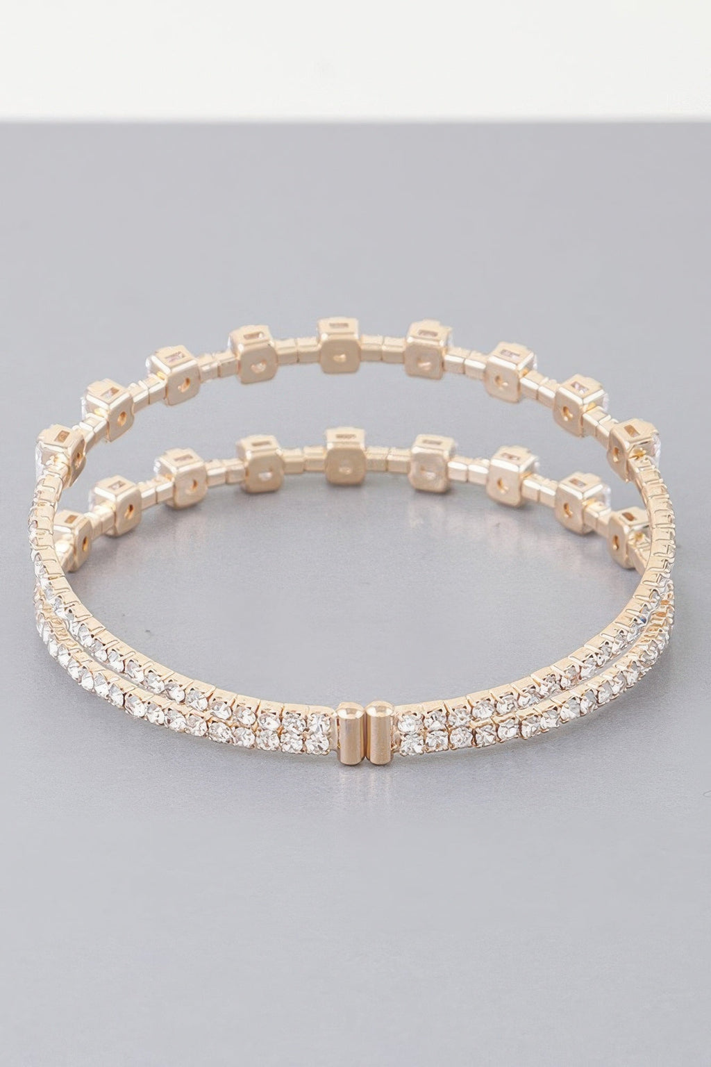 Double Cubic Zirconia Bracelet