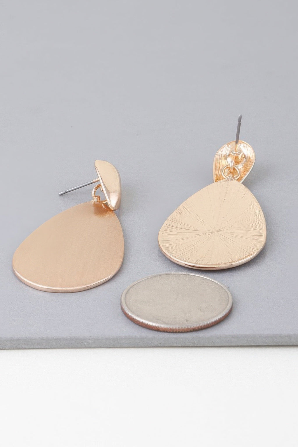 Modern Sleek Teardrop Earrings