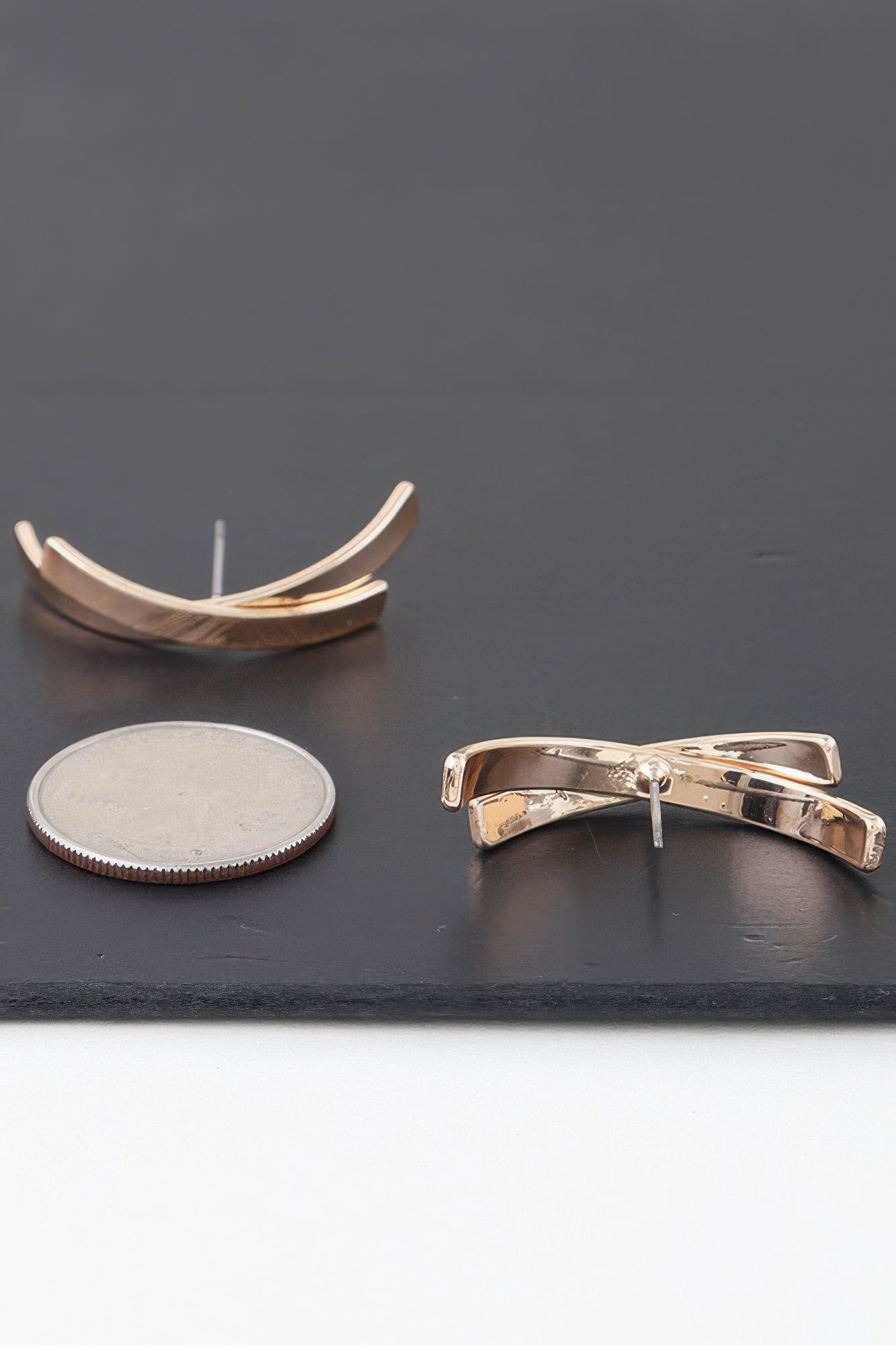Modern Crossed Paths Earrings