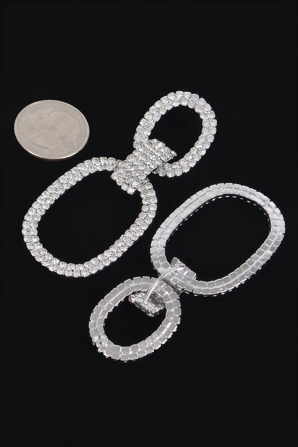 Rhinestone Daggle Earring