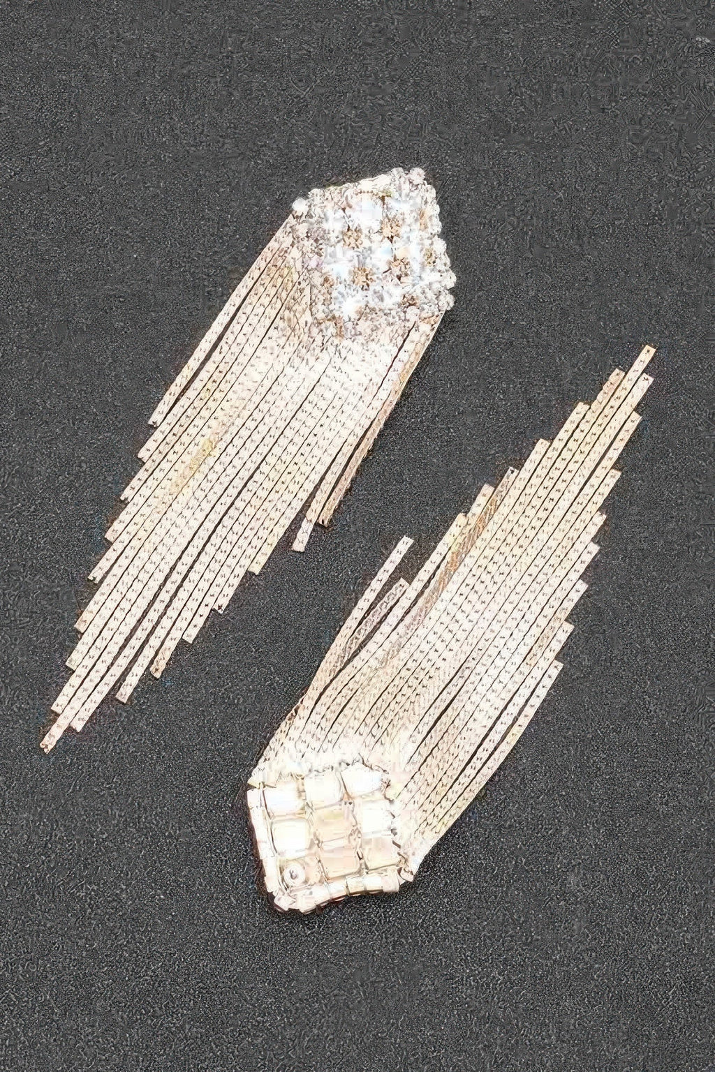 Rhinestone Fringe Earring