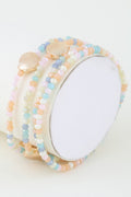Multi Seashell Beaded Bracelet