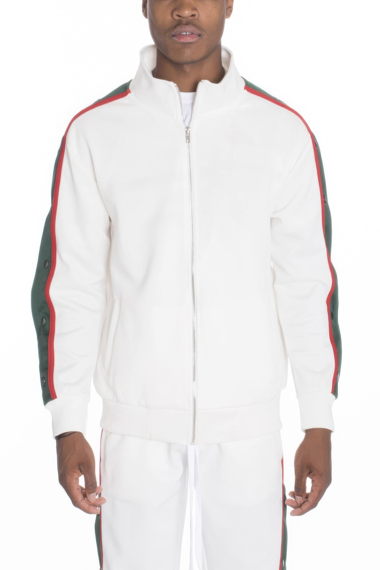Snap Button Track Jacket