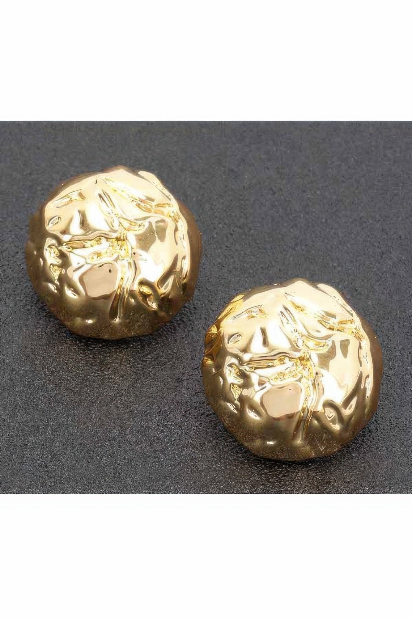 Metal Gold Dip Earring
