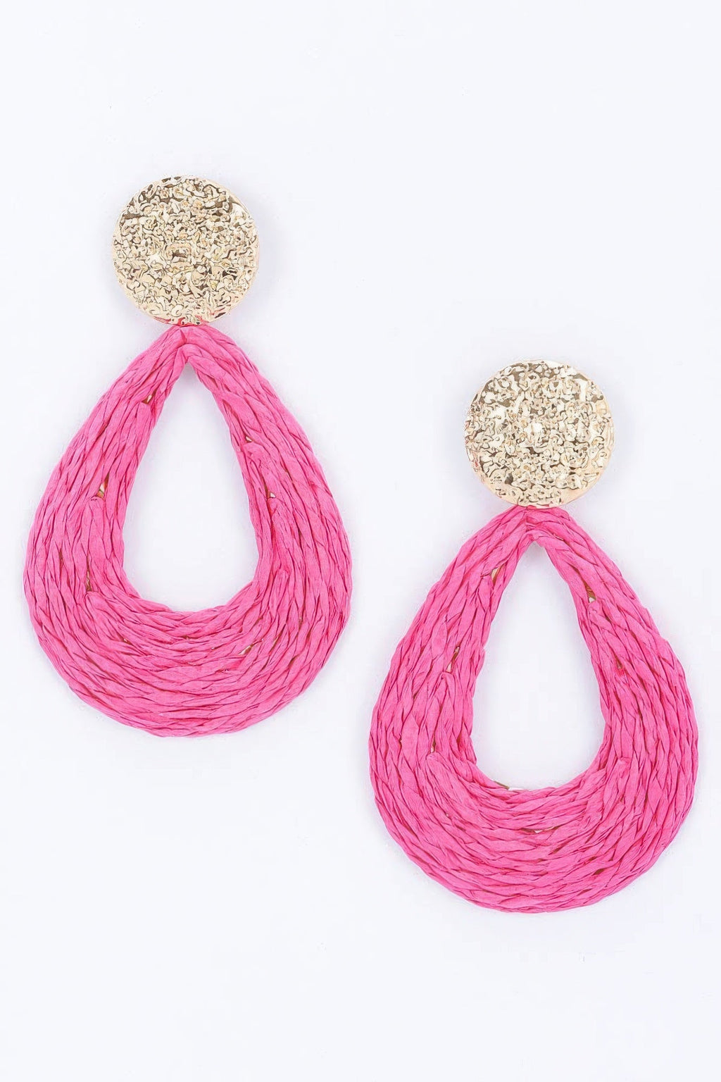 Metal And Paper Earring