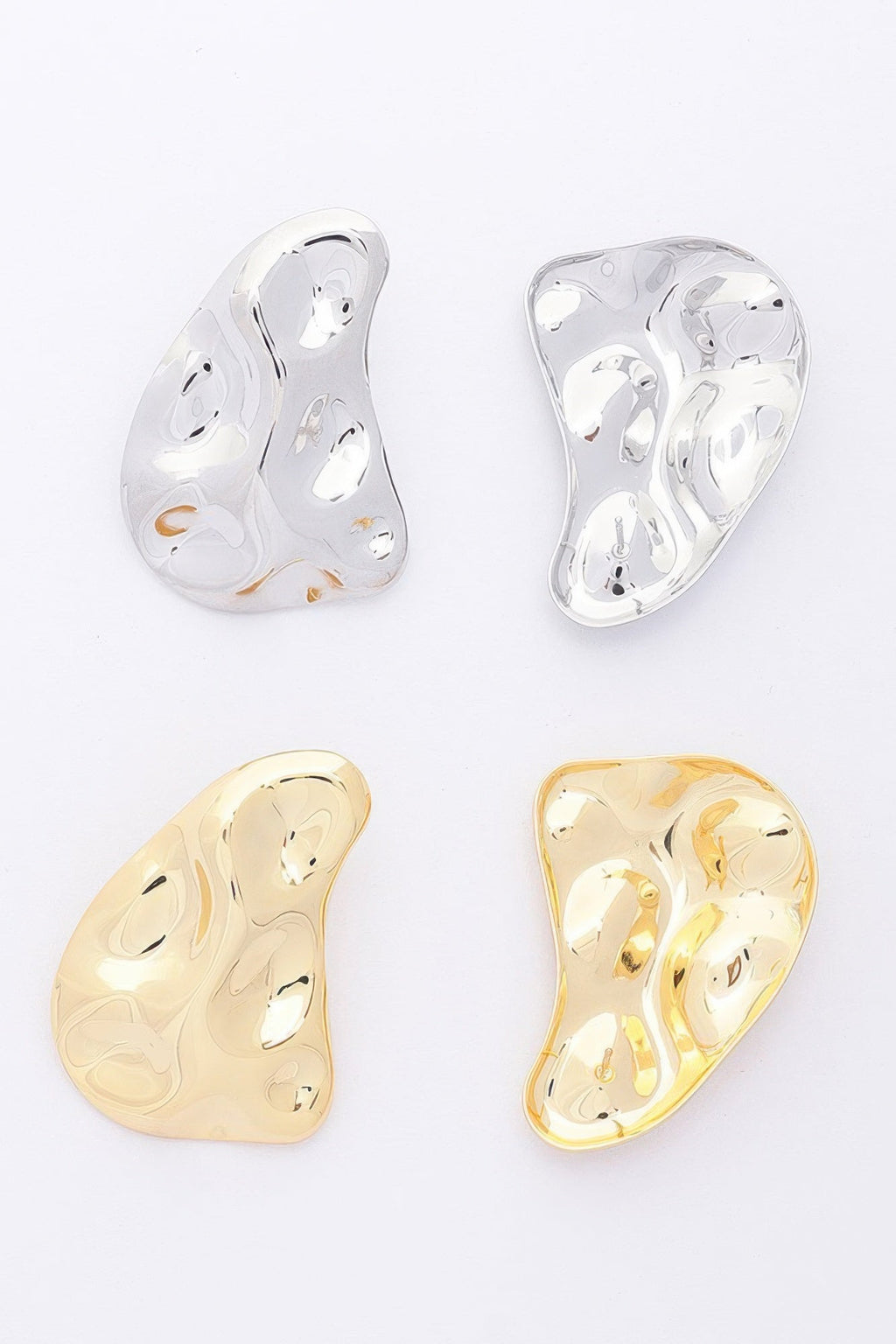 Metal Gold Dip Earring