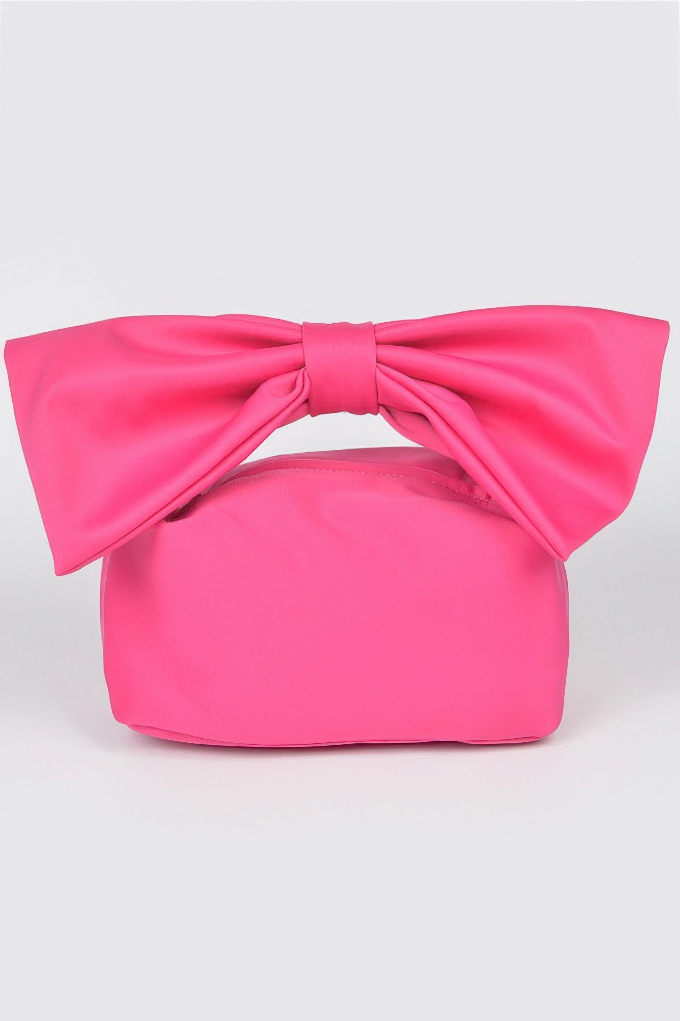 Nylon Bow Handle Women's Clutch Bag