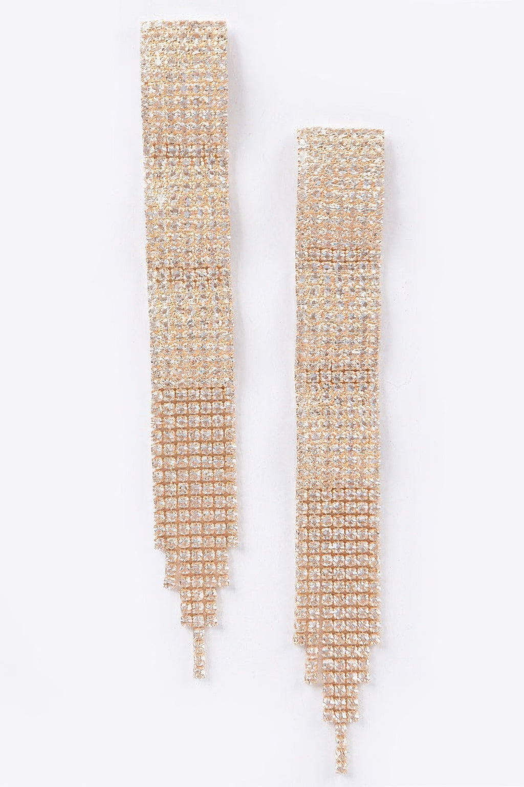 Rhinestone Fringe Earring