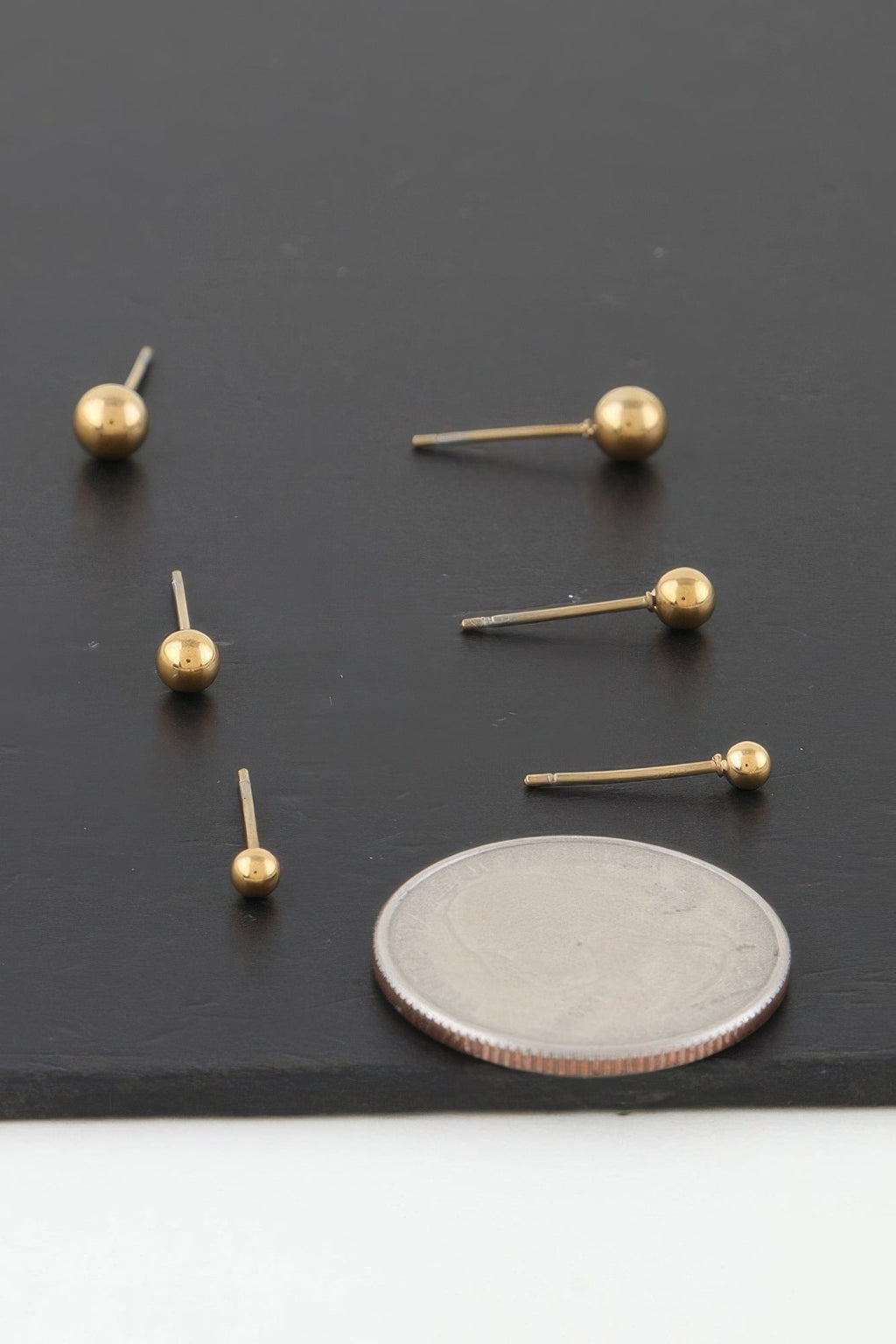 Triple Orb Stud Earrings