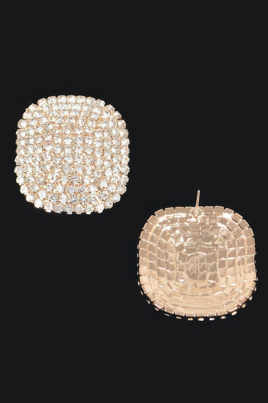 Rhinestone Stud Earring