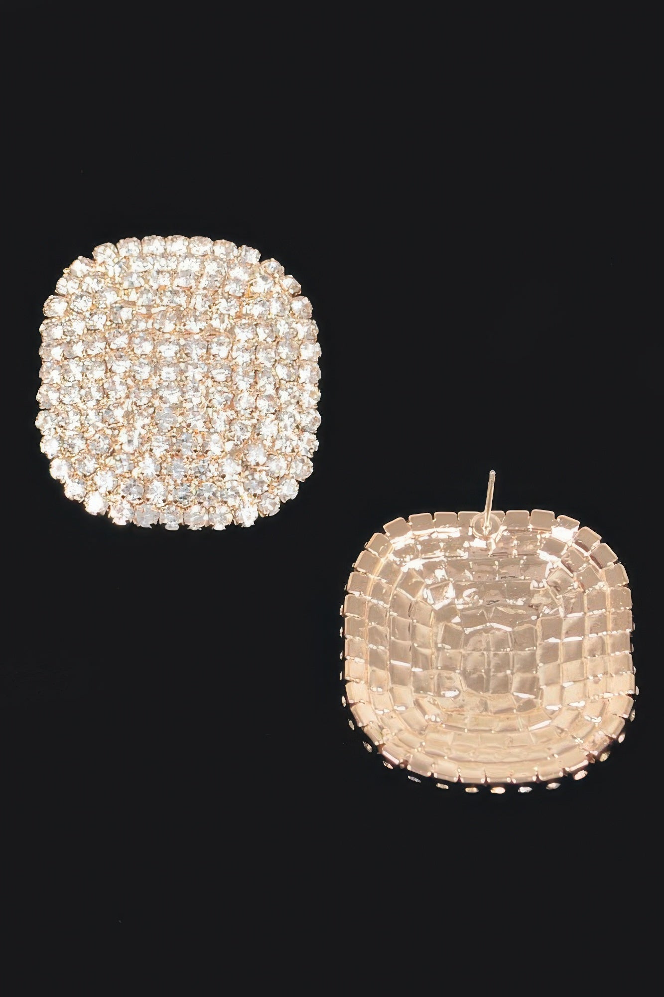 Rhinestone Stud Earring