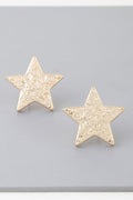 I'm A Star Hammered Earrings