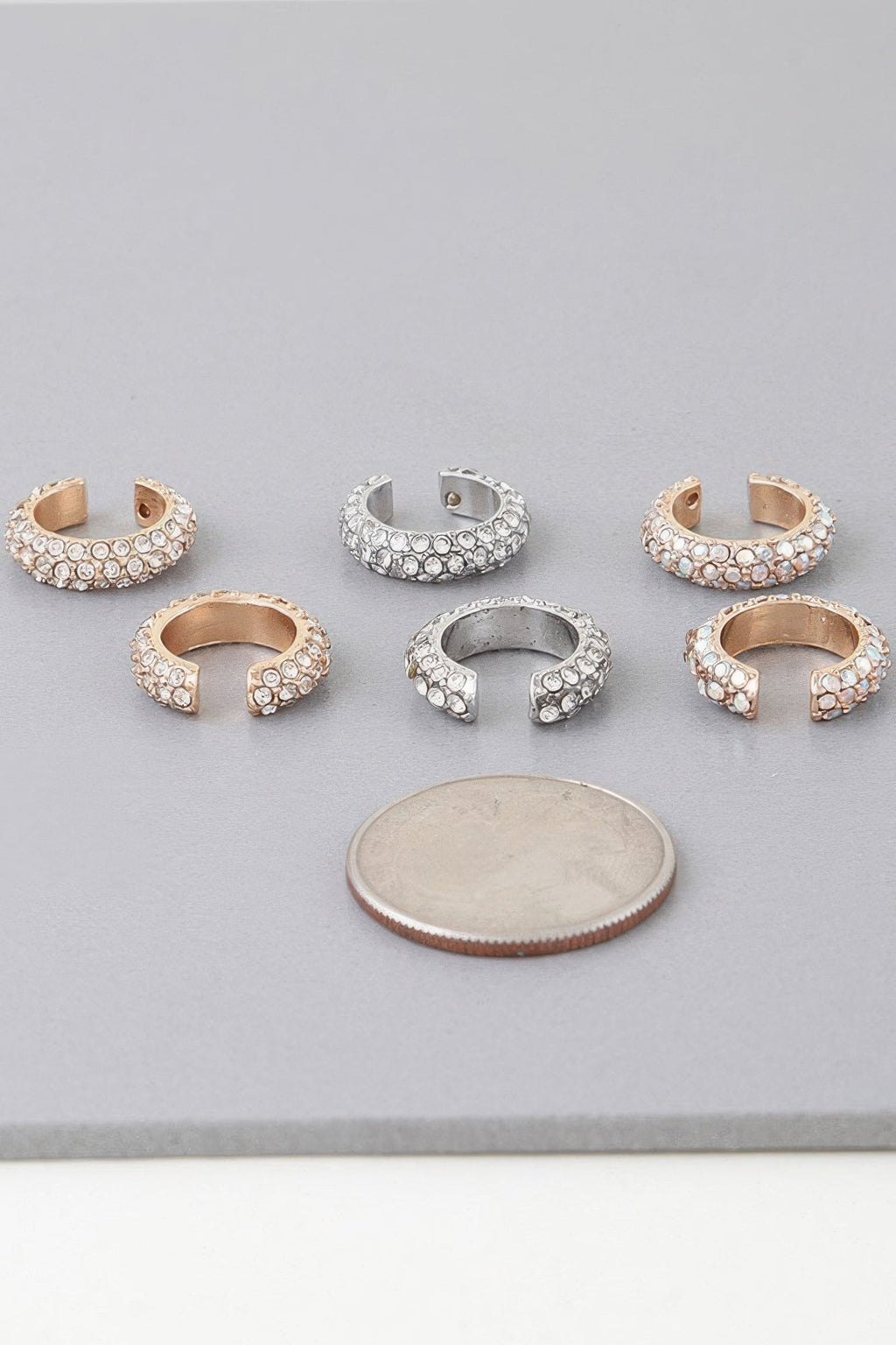 Bejeweled Ear Cuff Earrings