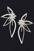 Rhinestone Flower Earring