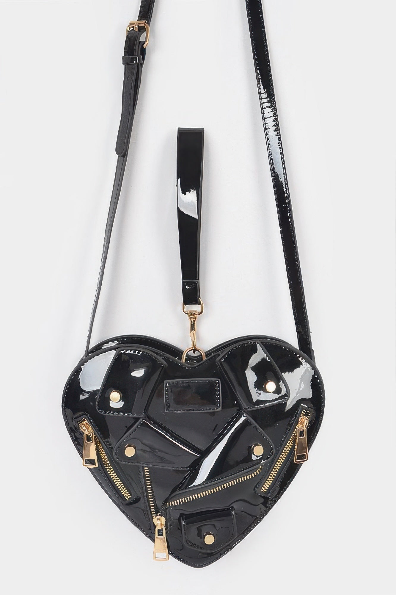 Heart Shape Jacket Crossbody Bag