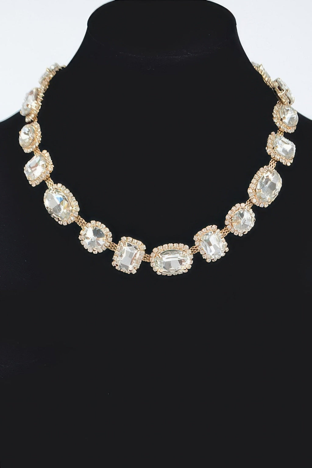 Multi Shape Stone Necklace