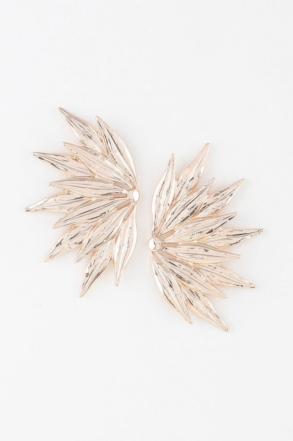 Flared Petal Wing Earrings