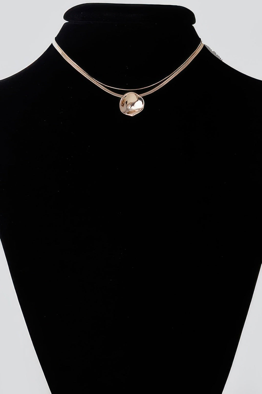 Reflection Plate Snake Chain Necklace