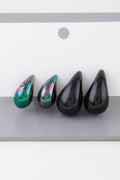 Multi Bulky Crescent Hoop Earrings Set