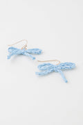 Braided Ribbon Stud Earrings