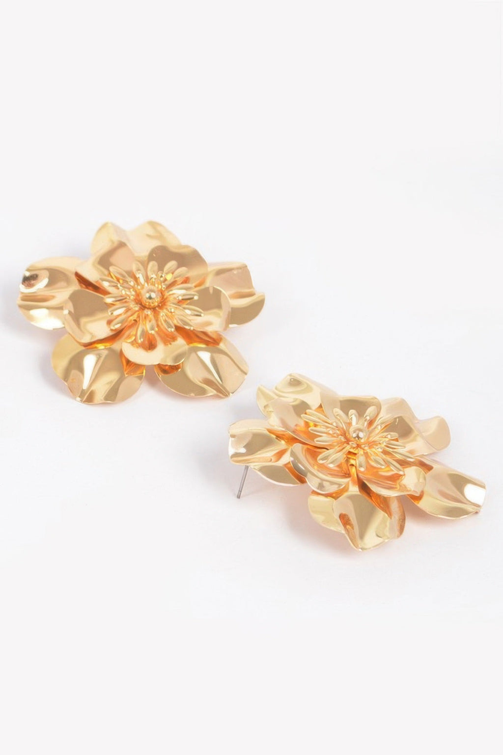Metal Flower Earring