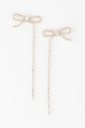 Half Ribbon Drop Earrings