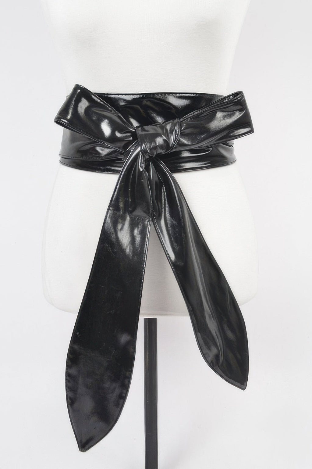 Tie Front Leather Belt