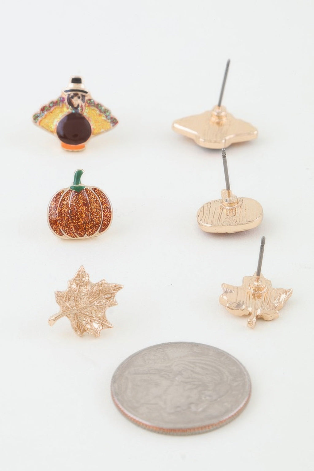 Multi Fall Season Stud Earrings Set