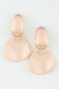 Minimal Matte Drop Earrings