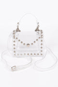 Transparent Studded Mini Bag