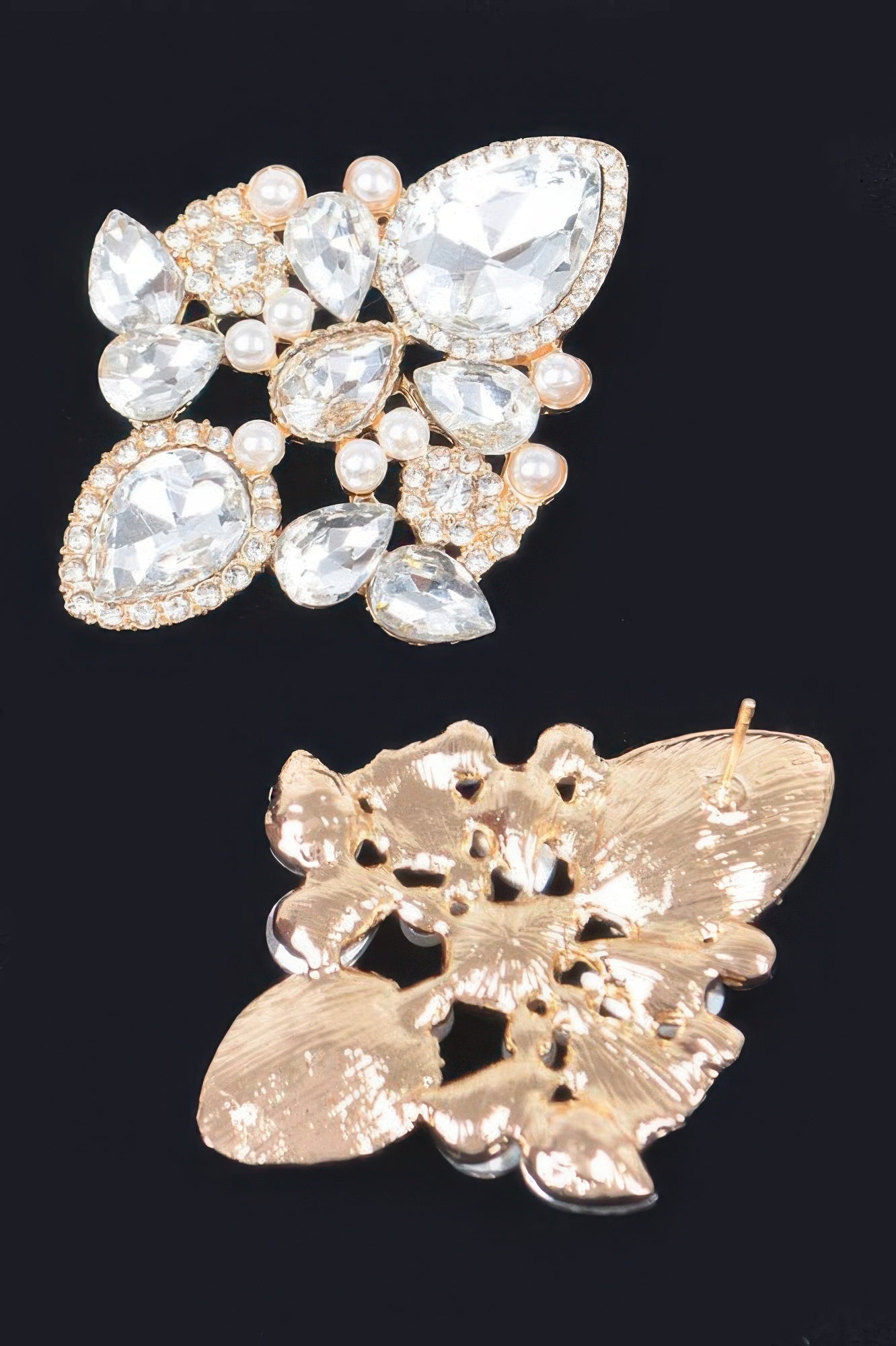 Multi Rhinestone Earring